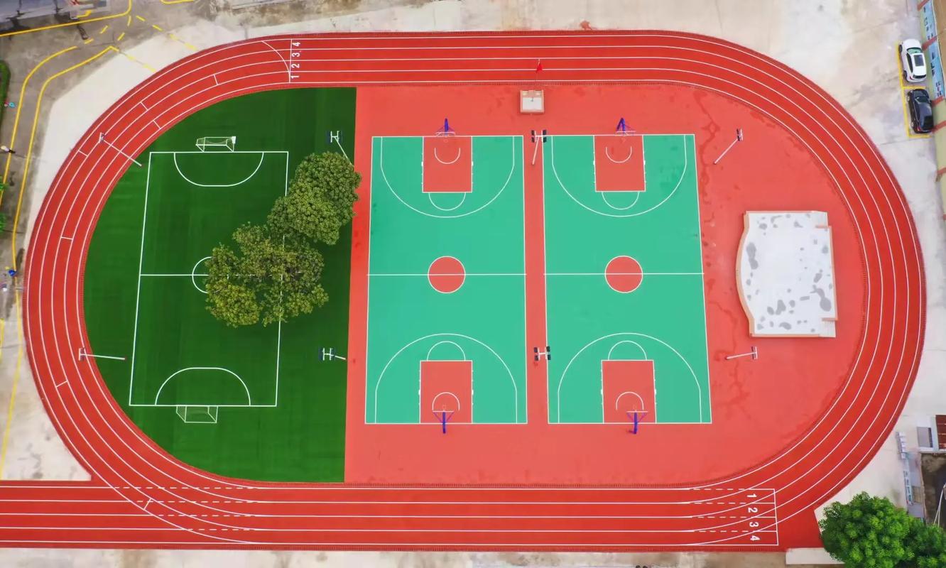 邢台市学校塑胶跑道篮球场 - 方案